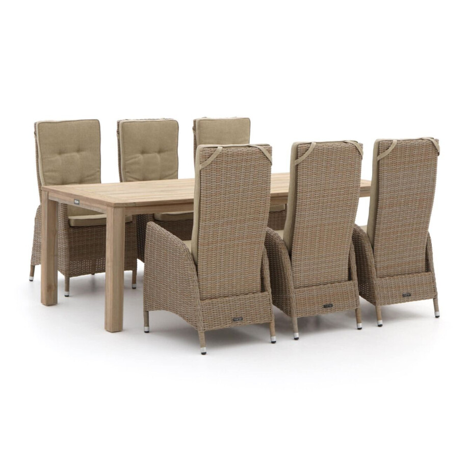 Intenso Fabrizi/ROUGH-S 220cm dining tuinset 7-delig verstelbaar - Laagste prijsgarantie! afbeelding 1