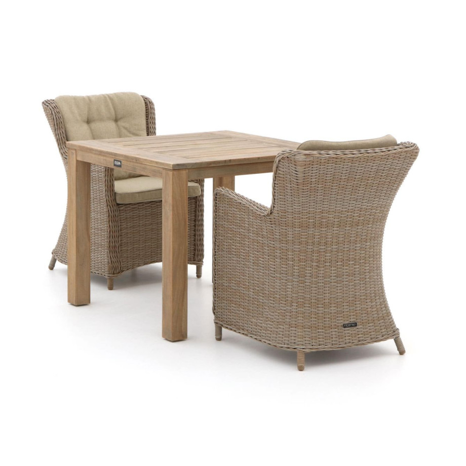 Intenso Milano/ROUGH-S 90cm dining tuinset 3-delig - Laagste prijsgarantie! afbeelding 1