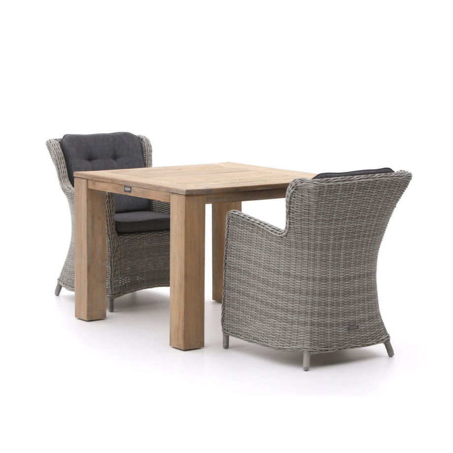 Intenso Milano/ROUGH-X 100cm dining tuinset 3-delig - Laagste prijsgarantie! afbeelding 1