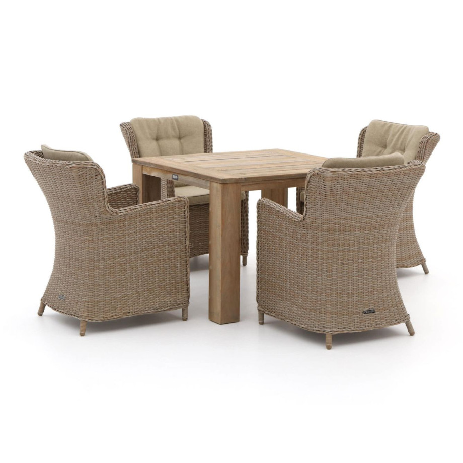 Intenso Milano/ROUGH-X 100cm dining tuinset 5-delig - Laagste prijsgarantie! afbeelding 1