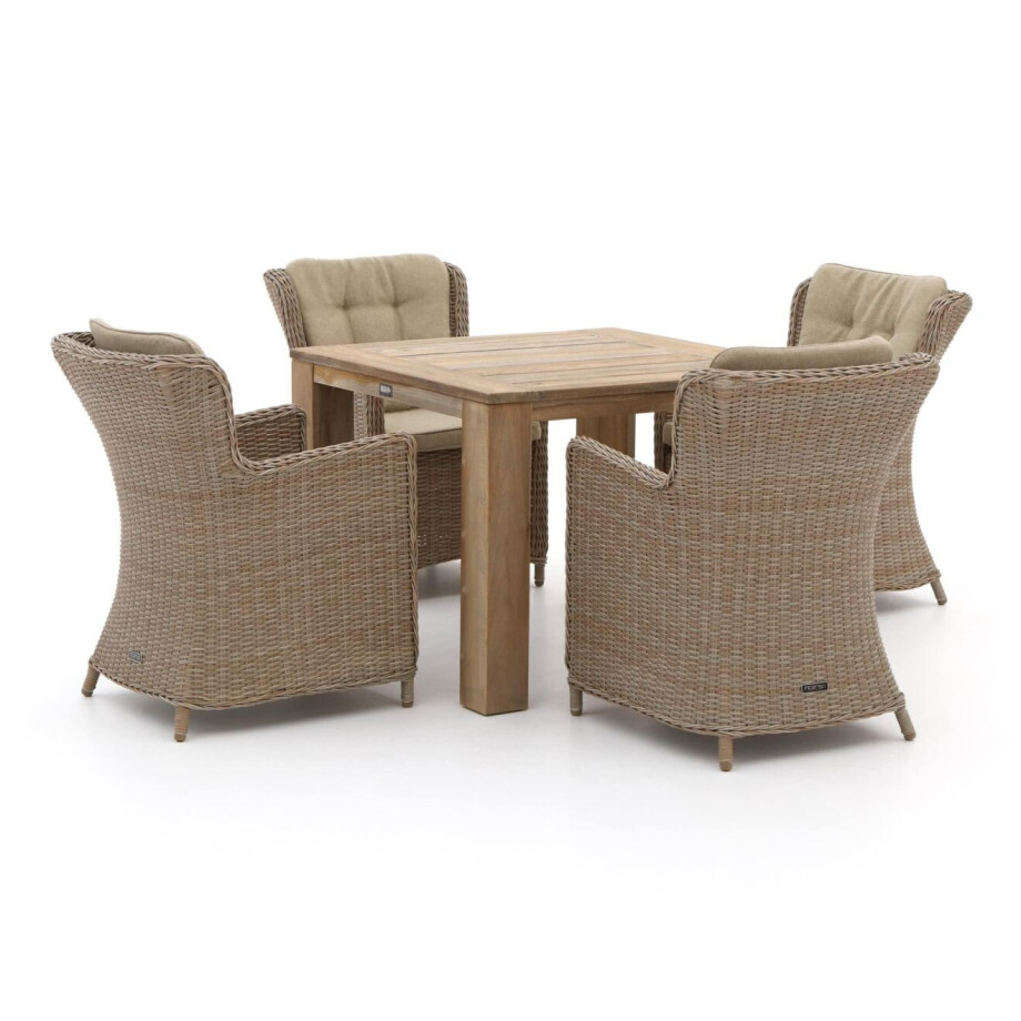 Intenso Milano/ROUGH-X 100cm dining tuinset 5-delig - Laagste prijsgarantie! afbeelding 1
