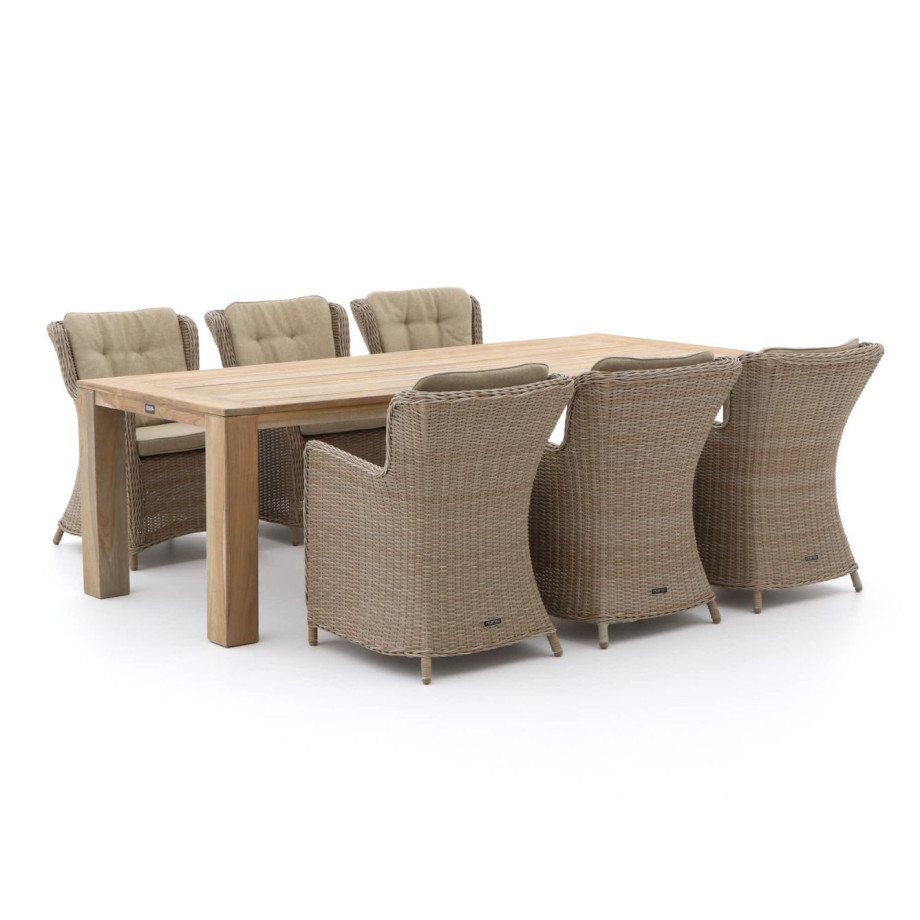 Intenso Milano/ROUGH-X 240cm dining tuinset 7-delig - Laagste prijsgarantie! afbeelding 1