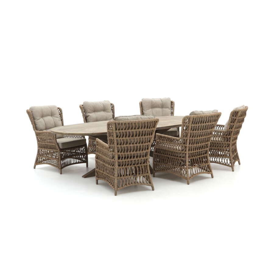 Intenso Milano/ROUGH-Y 280cm dining-lounge tuinset 7-delig - Laagste prijsgarantie! Intenso Milano/ROUGH-Y 280cm dining-lounge tuinset 7-delig - Laagste prijsgarantie! afbeelding 1