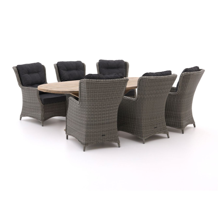 Intenso Milano/ROUGH-Y Ellips 240cm lounge-dining tuinset 7-delig - Laagste prijsgarantie! afbeelding 1