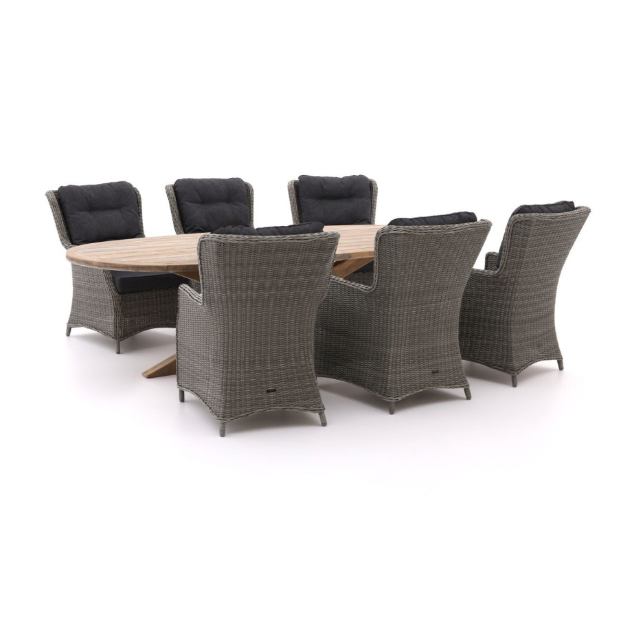 Intenso Milano/ROUGH-Y Ellips 280cm lounge-dining tuinset 7-delig - Laagste prijsgarantie! afbeelding 1