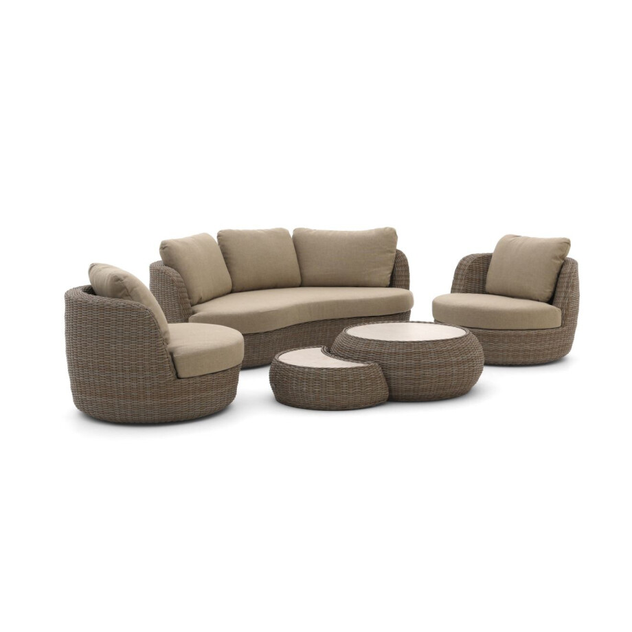 Intenso Santa Ninfa stoel-bank loungeset 5-delig - Laagste prijsgarantie! Intenso Santa Ninfa stoel-bank loungeset 5-delig - Laagste prijsgarantie! afbeelding 1