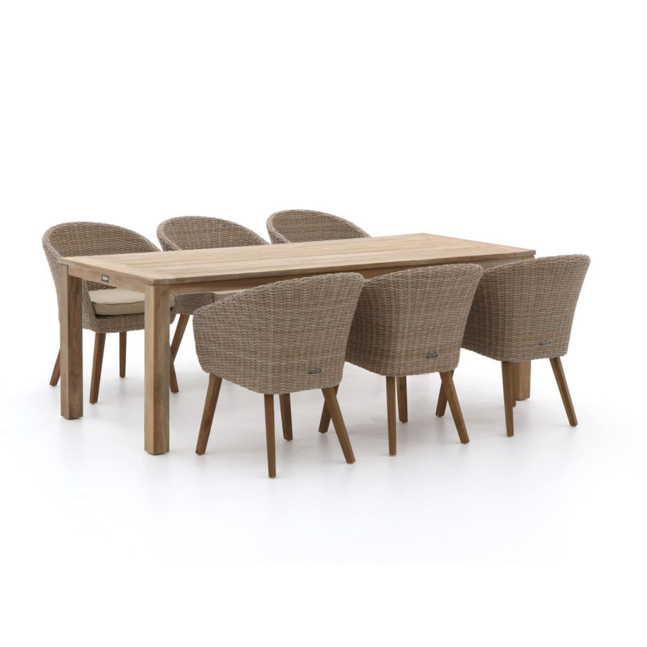 Intenso Tropea/ROUGH-S 220cm dining tuinset 7-delig - Laagste prijsgarantie! afbeelding 1