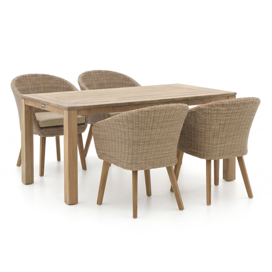 Intenso Tropea/ROUGH-X 180cm dining tuinset 5-delig - Laagste prijsgarantie! afbeelding 1