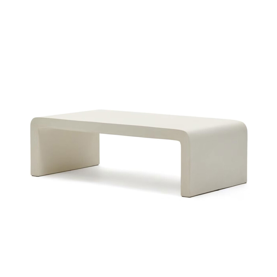 Kave Home Salontafel 'Aiguablava' Cement, 135 x 65cm Kave Home Salontafel 'Aiguablava' Cement, 135 x 65cm afbeelding 1