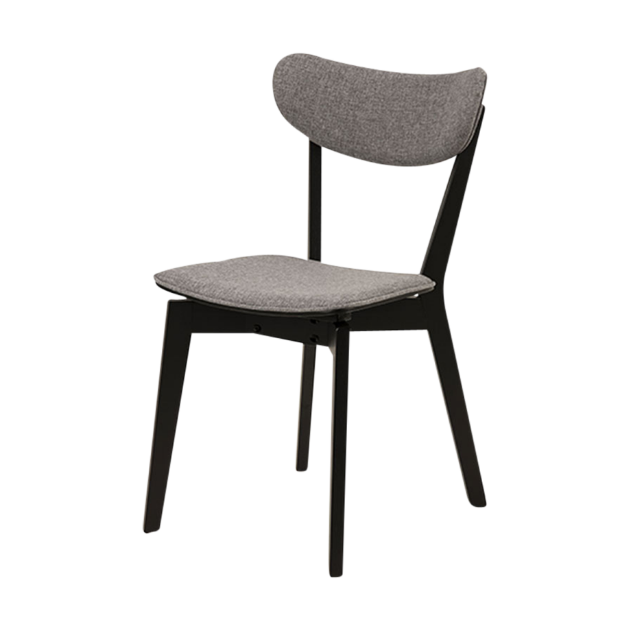 Jade gestoffeerde eetkamerstoel grijs Jade gestoffeerde eetkamerstoel grijs afbeelding 1