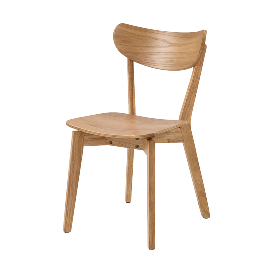 Jade houten eetkamerstoel naturel Jade houten eetkamerstoel naturel afbeelding 1