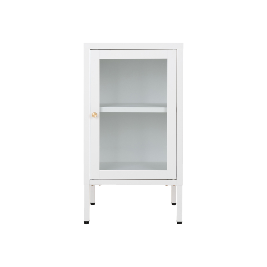 James cabinet metalen opbergkast wit - 38 x 70 cm afbeelding 1