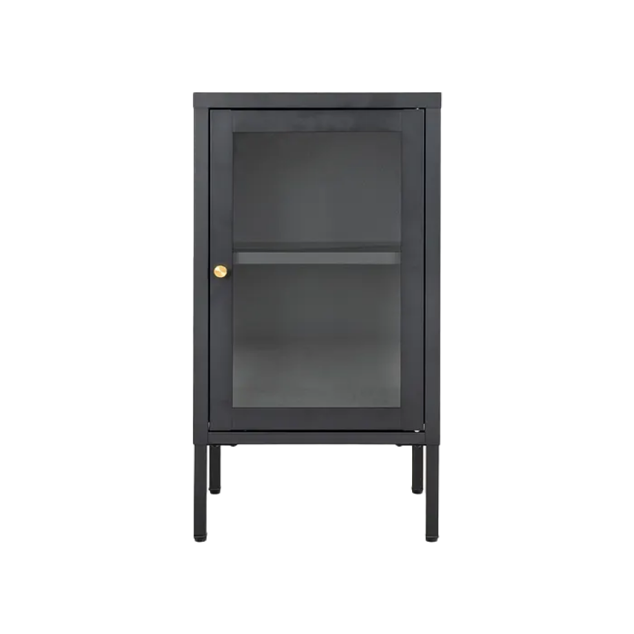 James cabinet metalen opbergkast zwart - 38 x 70 cm James cabinet metalen opbergkast zwart - 38 x 70 cm afbeelding 1