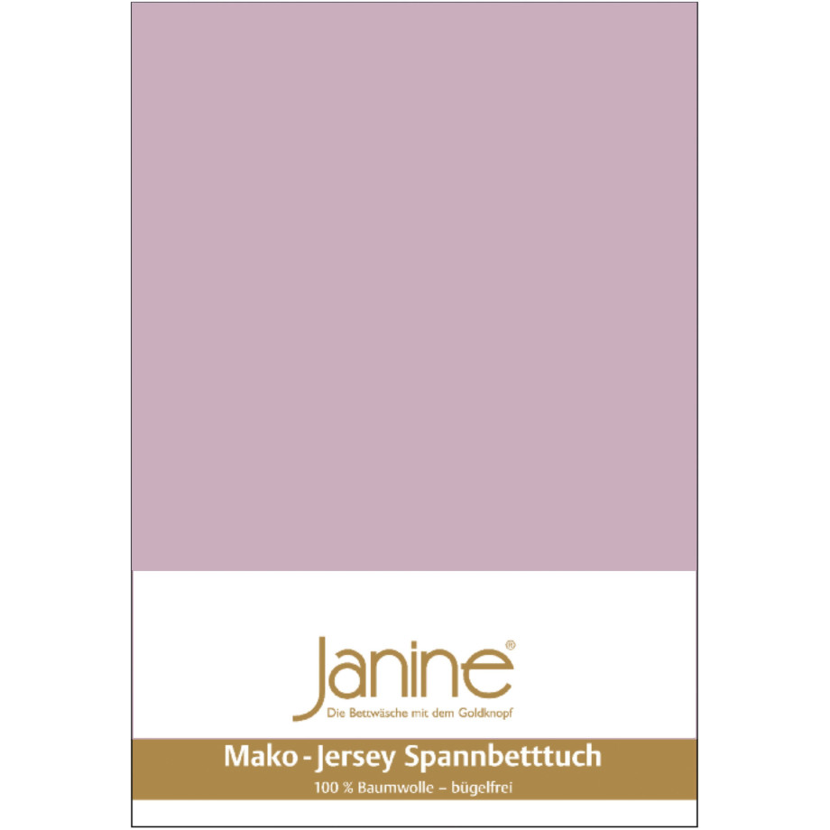 Janine Hoeslaken Fijne mako-jersey 5007/ gemaakt van 100% katoen, voor matrassen tot 26 cm hoog (1 stuk) afbeelding 1