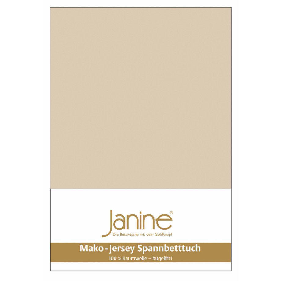 Janine Hoeslaken Fijne mako-jersey 5007/ gemaakt van 100% katoen, voor matrassen tot 26 cm hoog (1 stuk) afbeelding 1