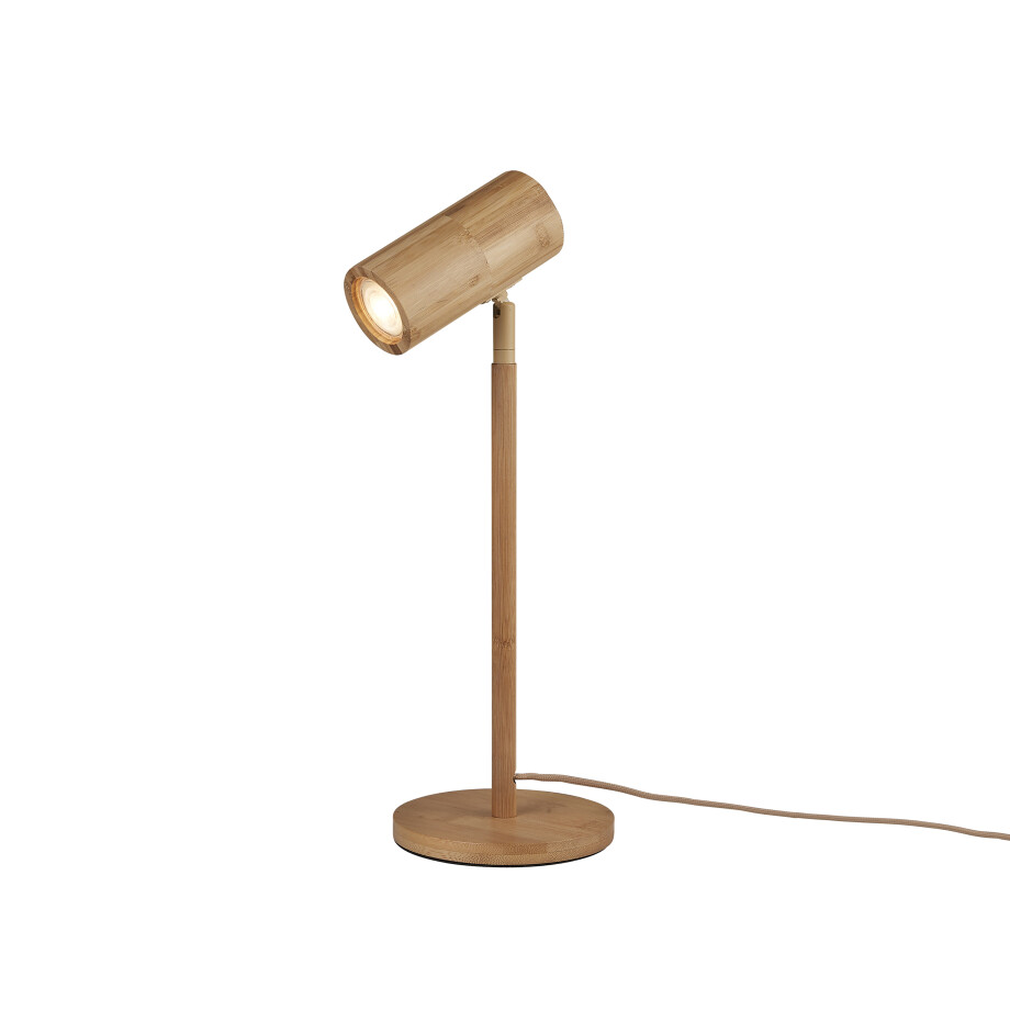 GOOD&MOJO Tafellamp 'Java' Bamboe, 47cm, kleur Naturel afbeelding 1