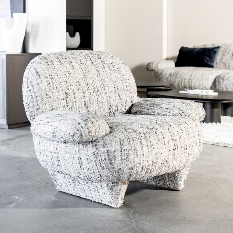 Eleonora Fauteuil 'Jayden' kleur Grijs afbeelding 1