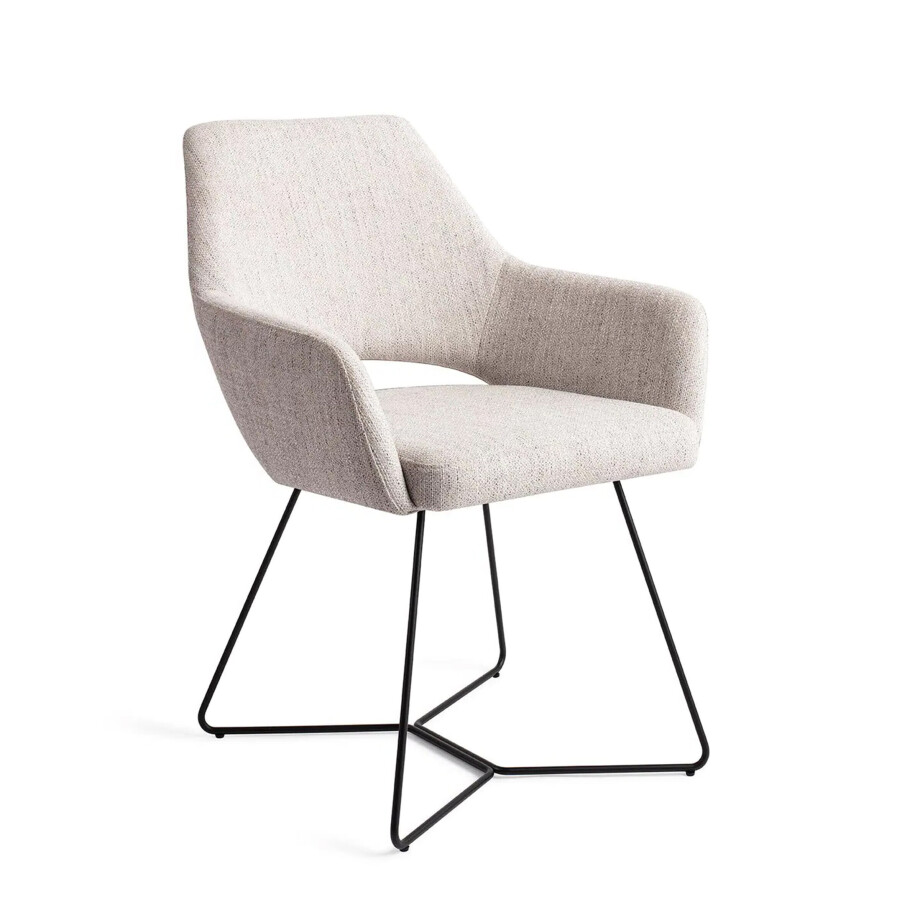 Jesper Home Eetkamerstoel 'Yanai' Beehive Black, kleur Pigeon afbeelding 1