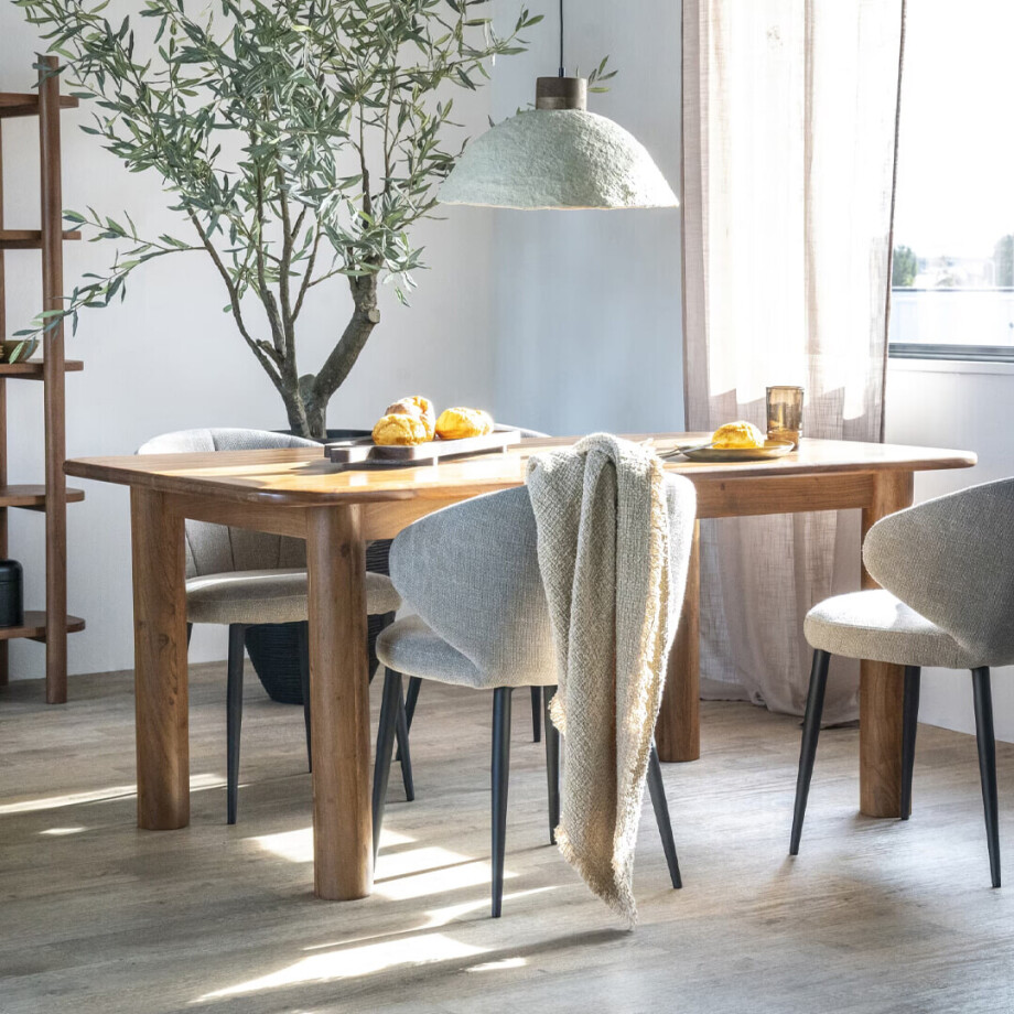 Eleonora Eettafel 'Julian' Acaciahout, 170 x 100cm Eleonora Eettafel 'Julian' Acaciahout, 170 x 100cm afbeelding 1