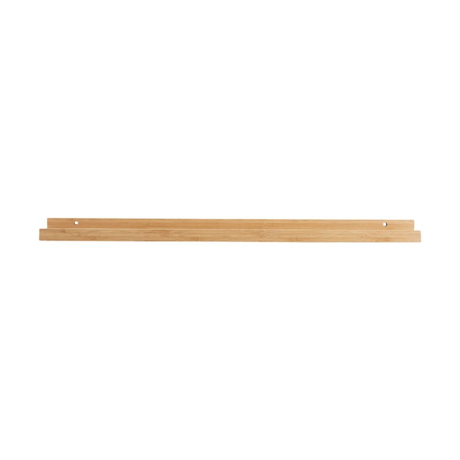 Juul houten wandplank bamboe - 75 x 10 cm afbeelding 1