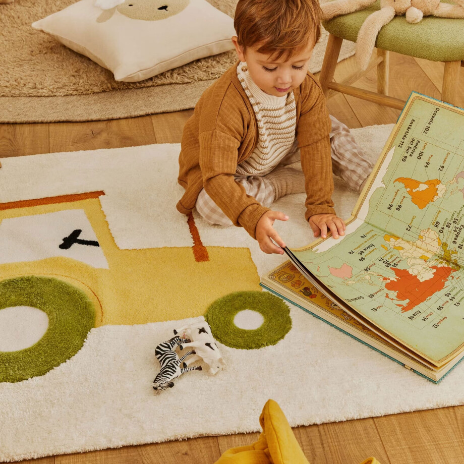 Kave Home Vloerkleed 'Pecky' 90 x 150cm afbeelding 1