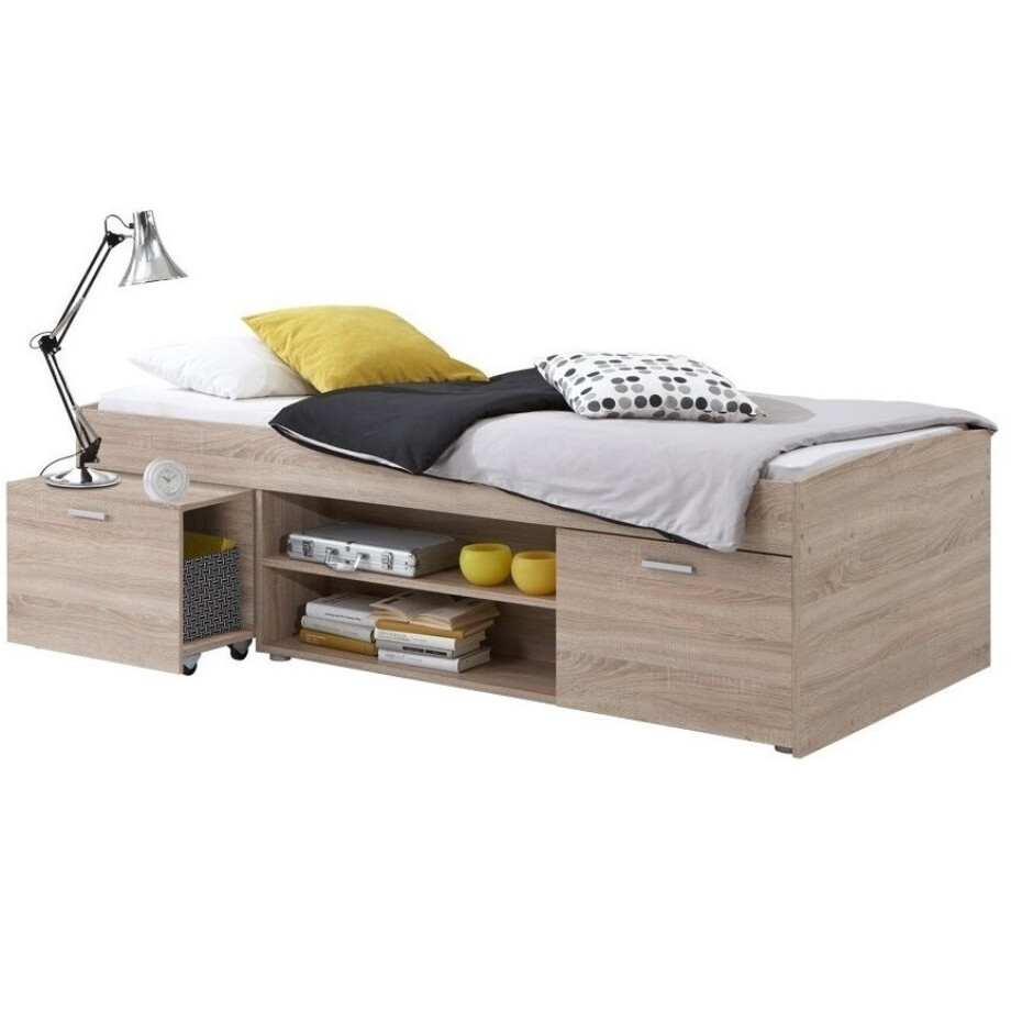 Kajuitbed Carlo 90x200cm - Eiken afbeelding 1