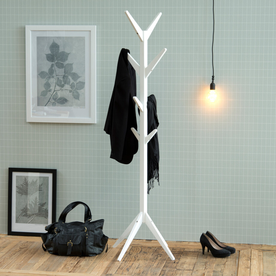 Kapstok 'Stine' kleur wit afbeelding 1