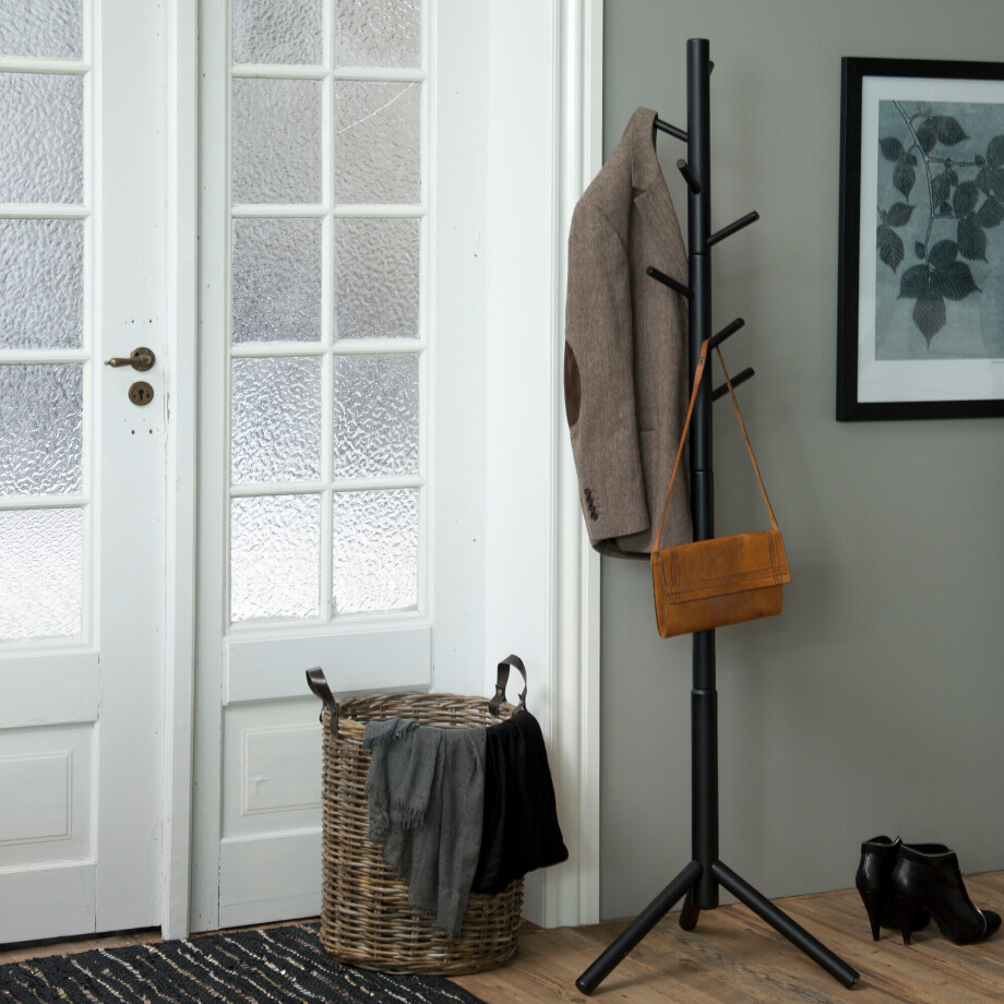 Kapstok 'Thor' 177cm, kleur zwart Kapstok 'Thor' 177cm, kleur zwart afbeelding 1