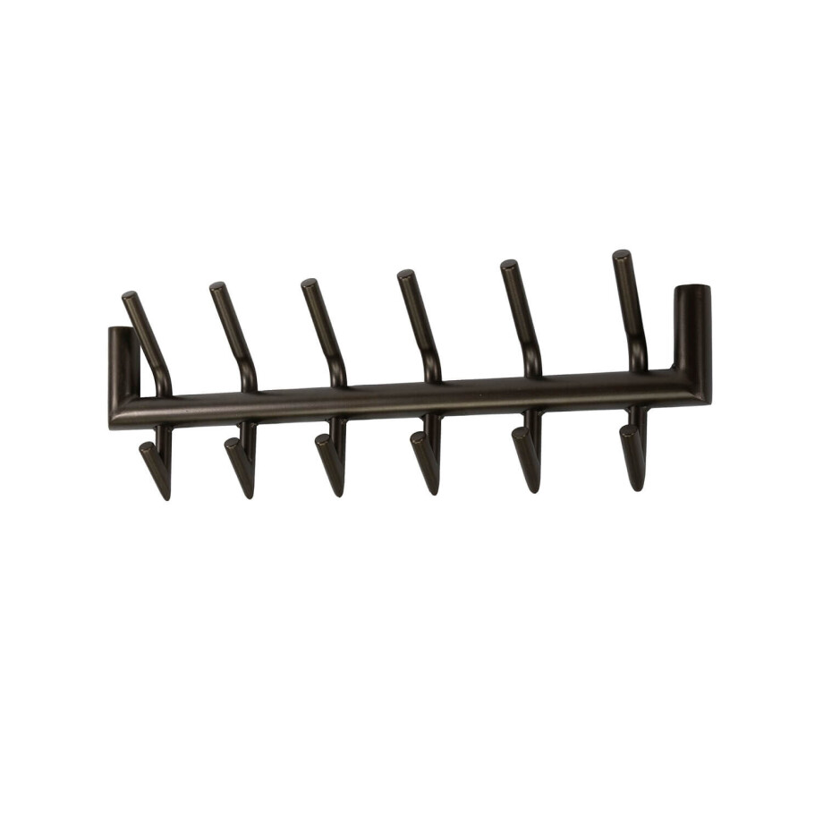 Kapstok Tubo 2x6 haken Drift brown afbeelding 1