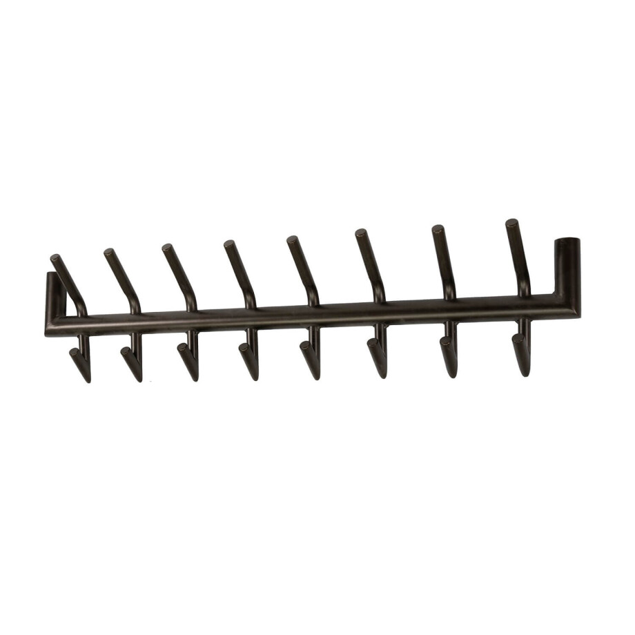 Kapstok Tubo 2x8 haken Drift brown afbeelding 1