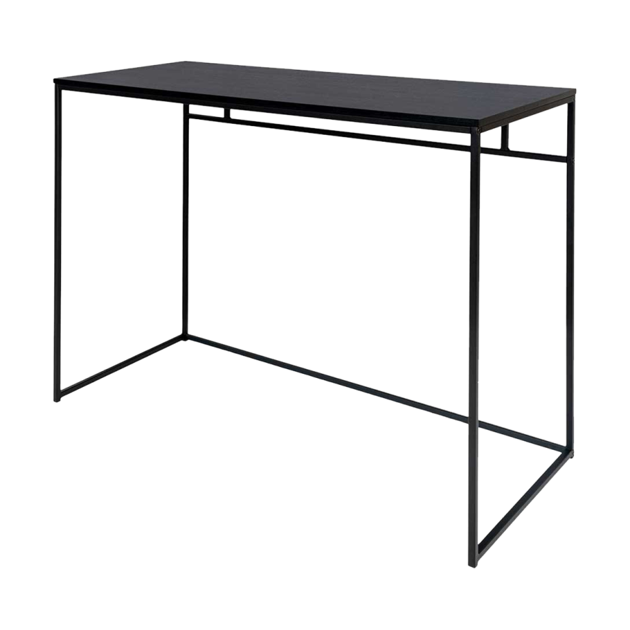 Karen metalen bureau zwart - 100 x 45 cm afbeelding 1