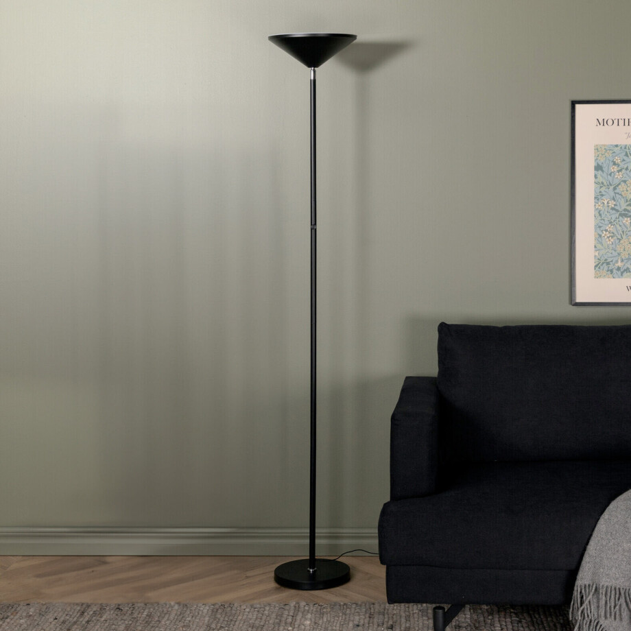 Nohr Vloerlamp 'Kashena' 180cm hoog, kleur Zwart afbeelding 1