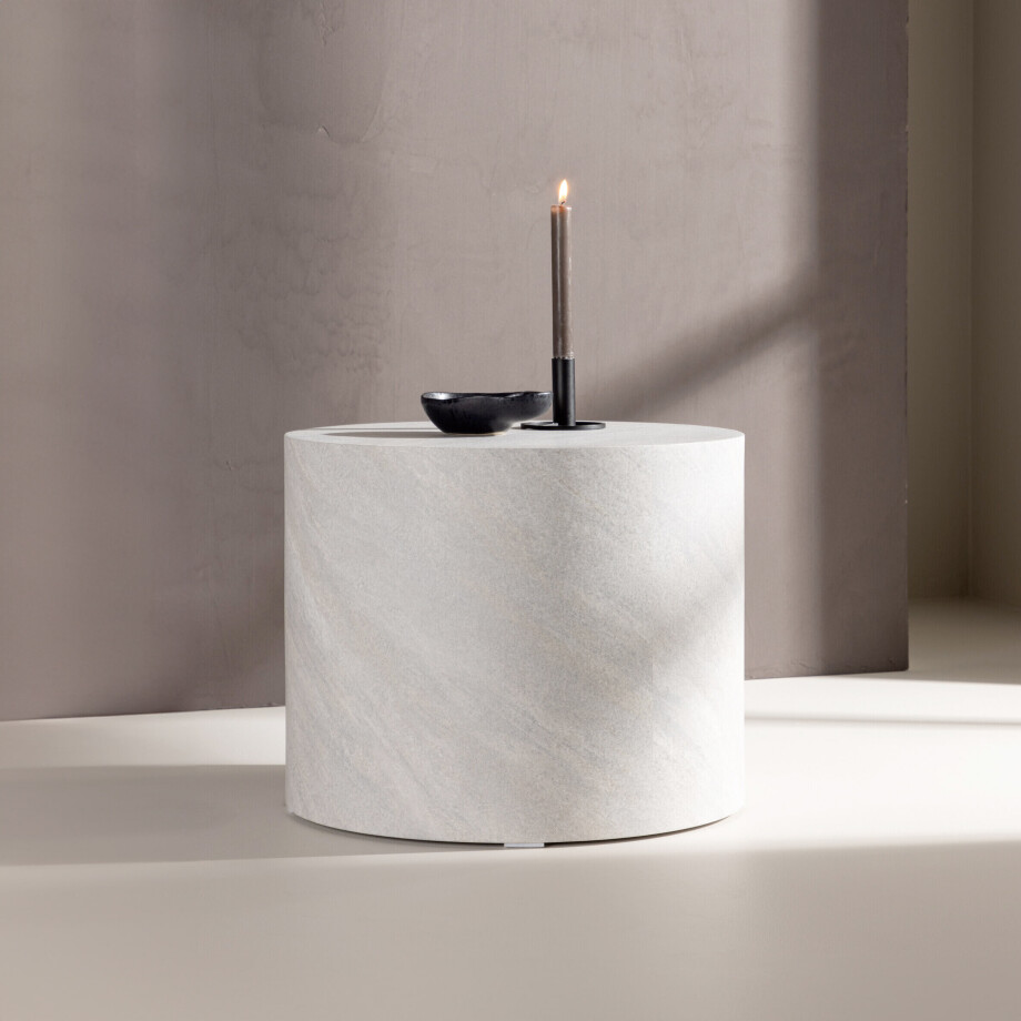 Nohr Ronde Salontafel 'Katiana' Betonlook, 50cm afbeelding 1