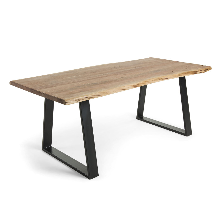 Kave Home Eettafel 'Alaia' Acacia Boomstam, 220 x 100cm afbeelding 