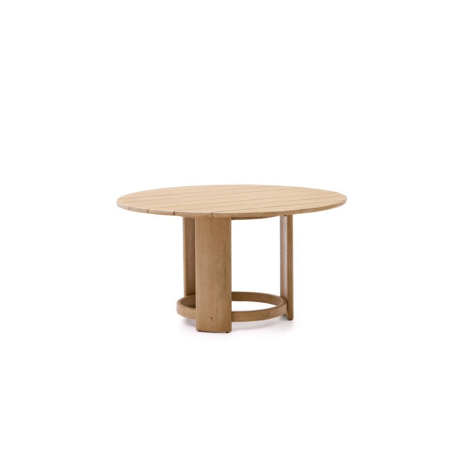 Kave Home Kave Home Tuintafel Xoriguer, Eettafel rond 140 cm afbeelding 1