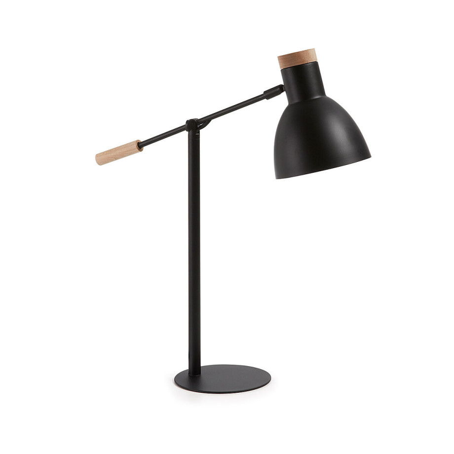 Kave Home Tafellamp 'Tescarle', kleur zwart afbeelding 1