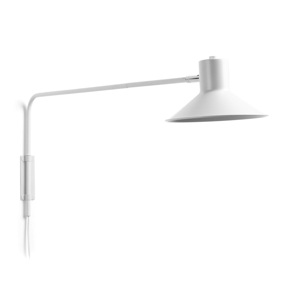 Kave Home Wandlamp 'Aria' XL, kleur Wit afbeelding 1