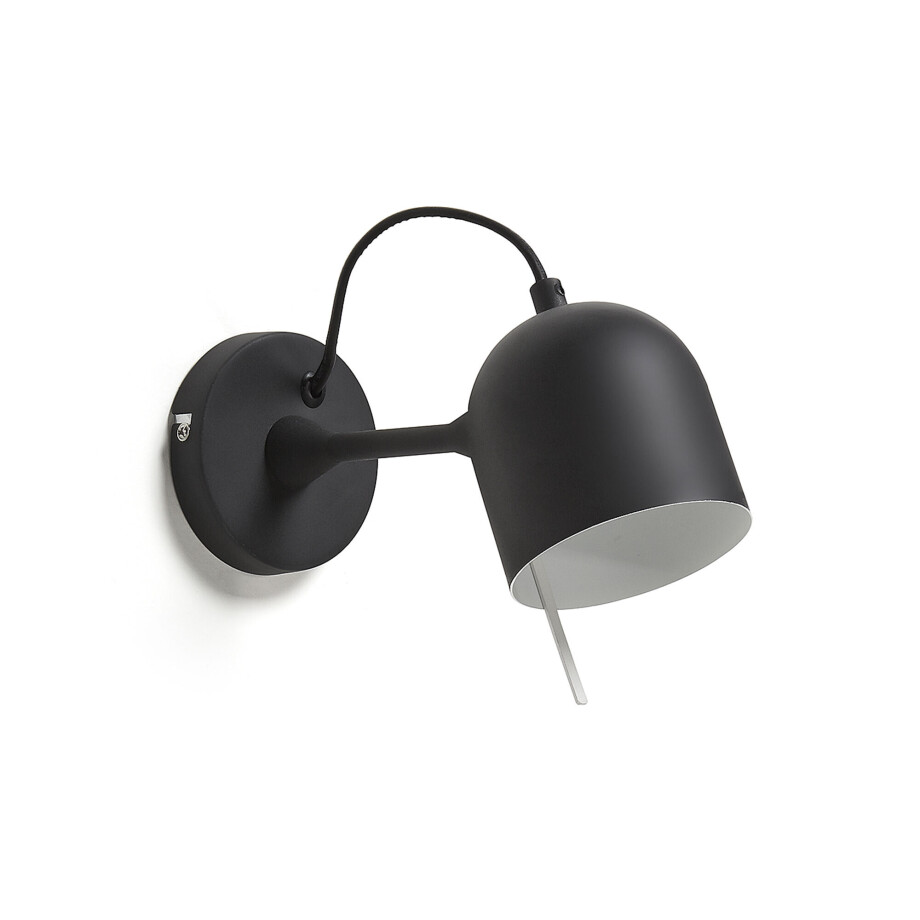 Kave Home Wandlamp 'Lucilla', kleur Zwart Kave Home Wandlamp 'Lucilla', kleur Zwart afbeelding 1