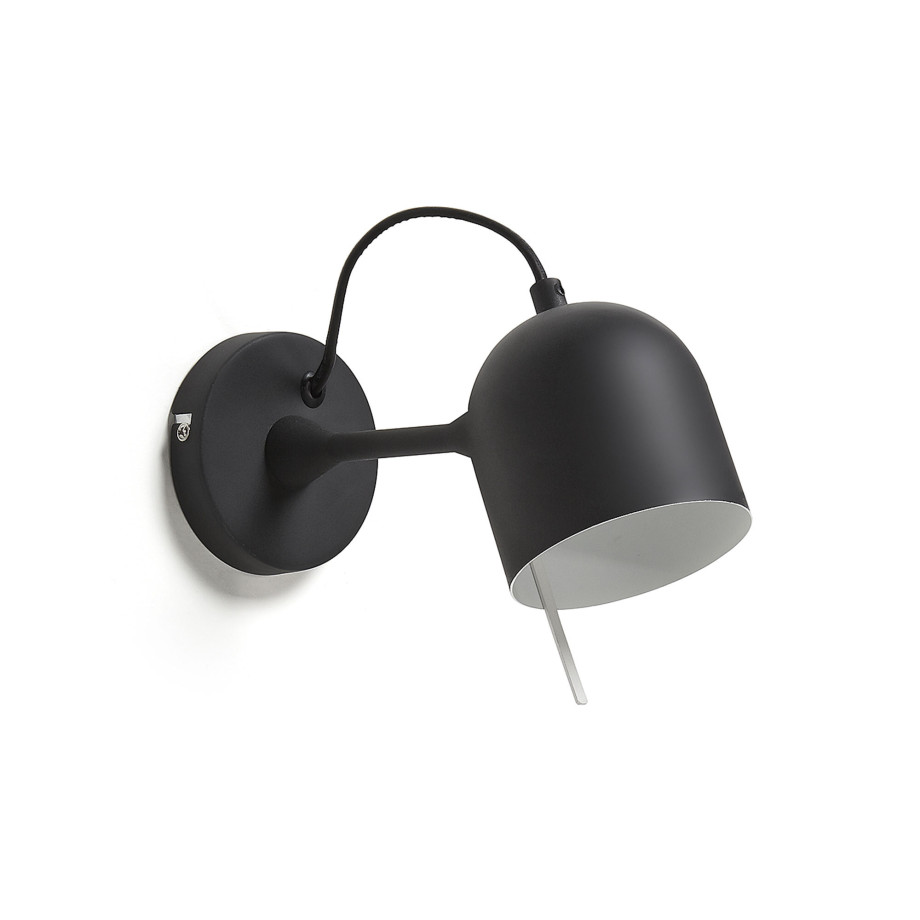 Kave Home Wandlamp 'Lucilla', kleur Zwart afbeelding 1