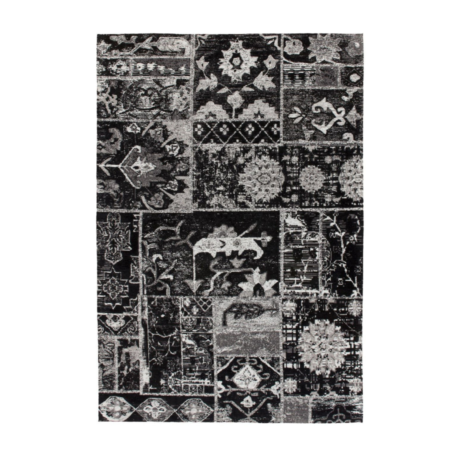 Kayoom Vloerkleed River 150 Jacquard, retro- en vintage-ontwerp, katoen achterkant afbeelding 1