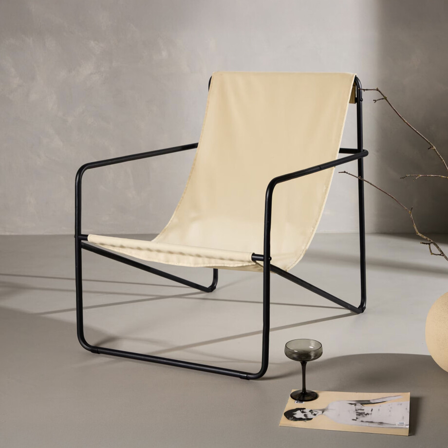 Nohr Fauteuil 'Kenzi' kleur Beige afbeelding 1