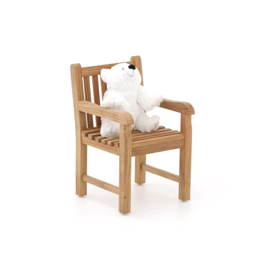 Kinder tuinstoel 35x40x56cm/KiKabeer Groot 30cm wit - Laagste prijsgarantie! afbeelding 1