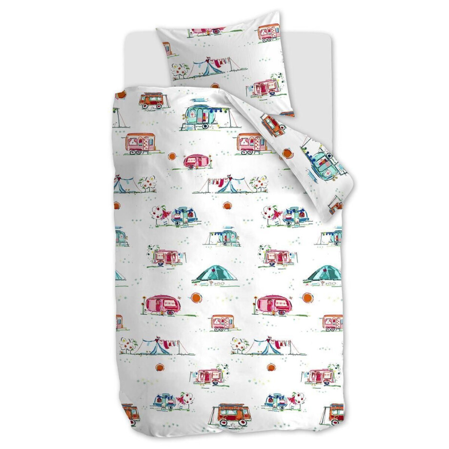 Kinderdekbedovertrek Happy Camping | Beddinghouse Kids afbeelding 1