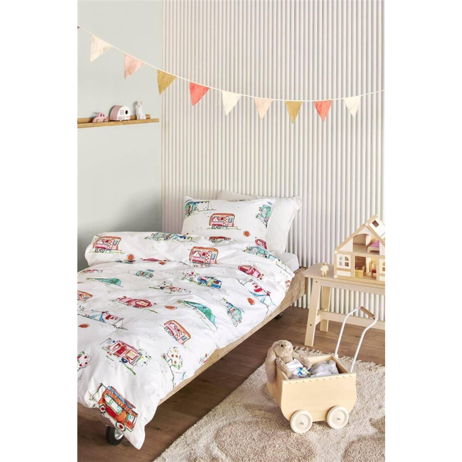 Kinderdekbedovertrek Happy Camping | Beddinghouse Kids afbeelding 1