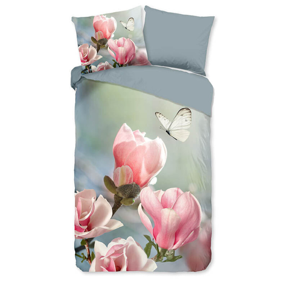 Kinderdekbedovertrek Katoen - 140x200 Cm Wit & Meerkleurig - Natuur & Dieren - Good Morning - Dekbed-Discounter.nl Kinderdekbedovertrek Katoen - 140x200 Cm Wit & Meerkleurig - Natuur & Dieren - Good Morning - Dekbed-Discounter.nl afbeelding 1