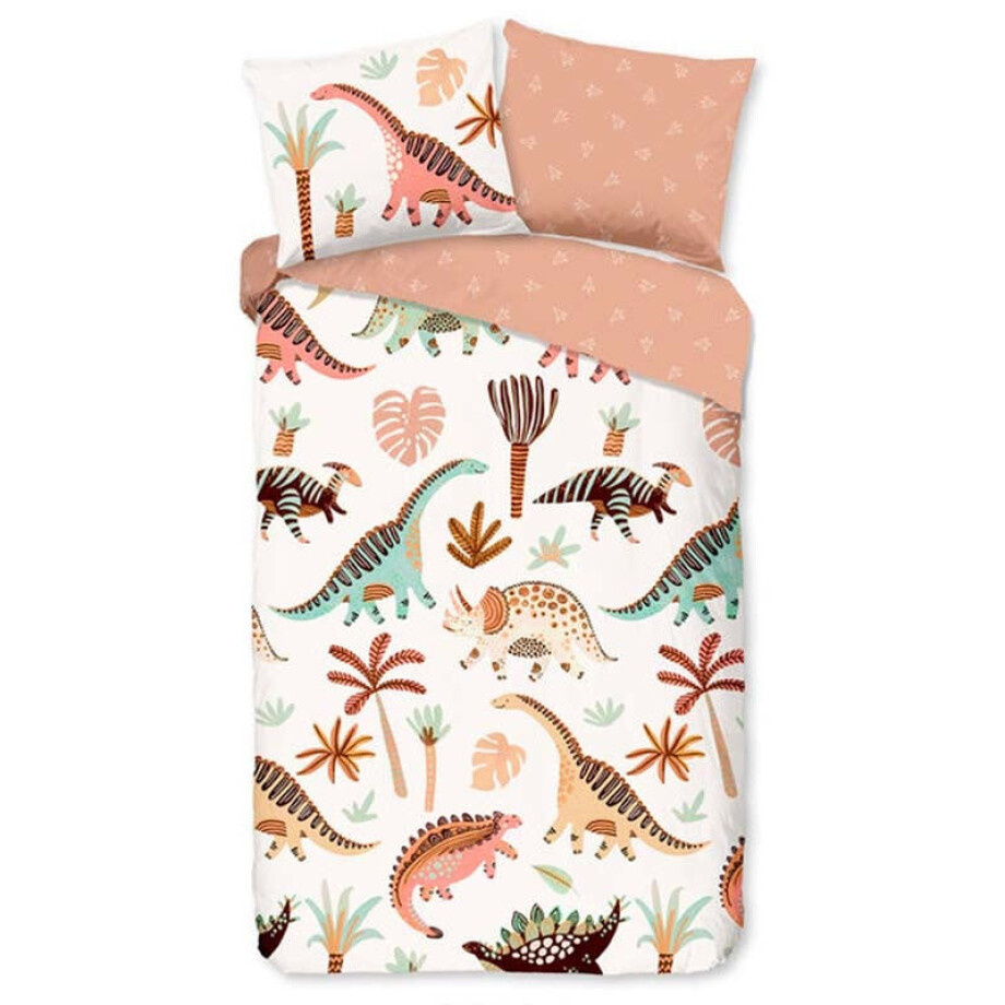 Kinderdekbedovertrek Katoen - 140x200 Cm Wit & Meerkleurig - Natuur & Dieren & Stippen - Good Morning - Dekbed-Discounter.nl Kinderdekbedovertrek Katoen - 140x200 Cm Wit & Meerkleurig - Natuur & Dieren & Stippen - Good Morning - Dekbed-Discounter.nl afbeelding 1