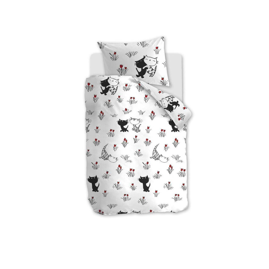 Kinderdekbedovertrek Pim en Pom Lente | Beddinghouse x Fiep Amsterdam afbeelding 1