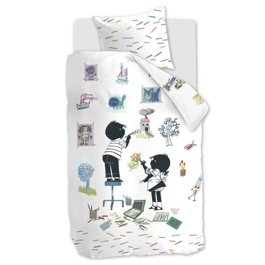 Kinderdekbedovertrekstet Art | Beddinghouse x Fiep Amsterdam afbeelding 1
