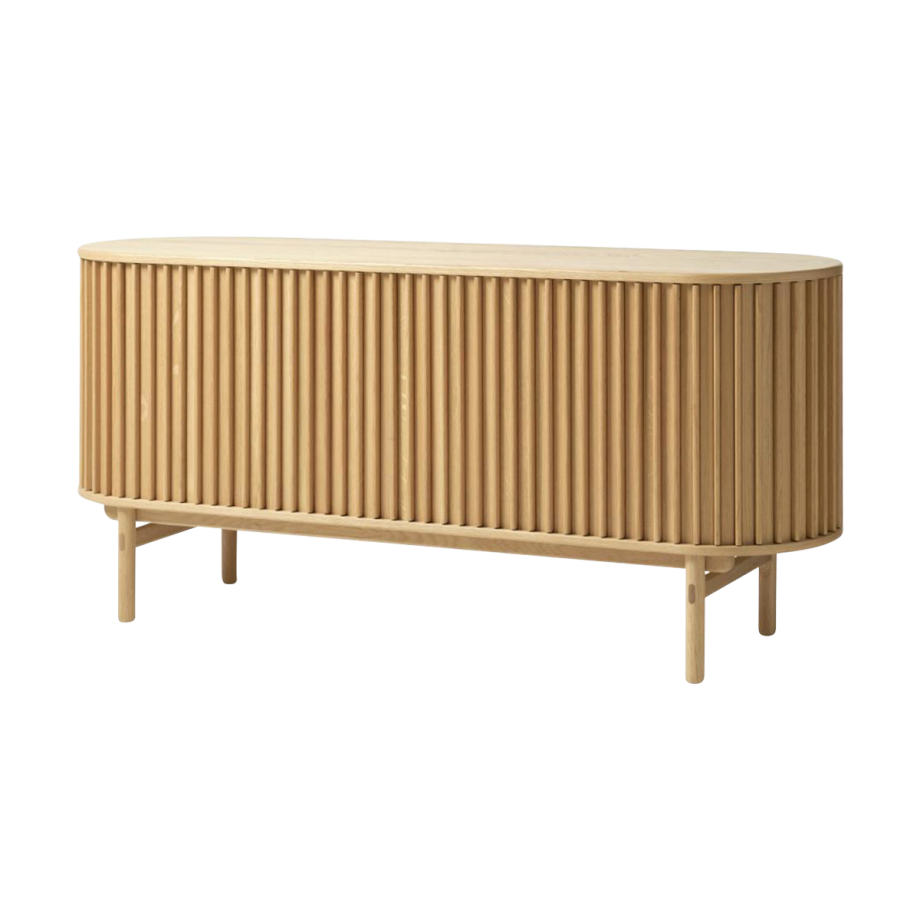 Kjeld houten sideboard naturel - 160 x 45 cm Kjeld houten sideboard naturel - 160 x 45 cm afbeelding 1