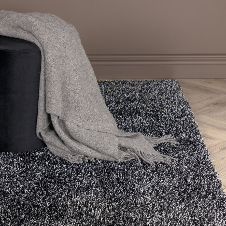 Nohr Vloerkleed 'Der' 160 x 230cm, kleur Antraciet Nohr Vloerkleed 'Der' 160 x 230cm, kleur Antraciet afbeelding 1
